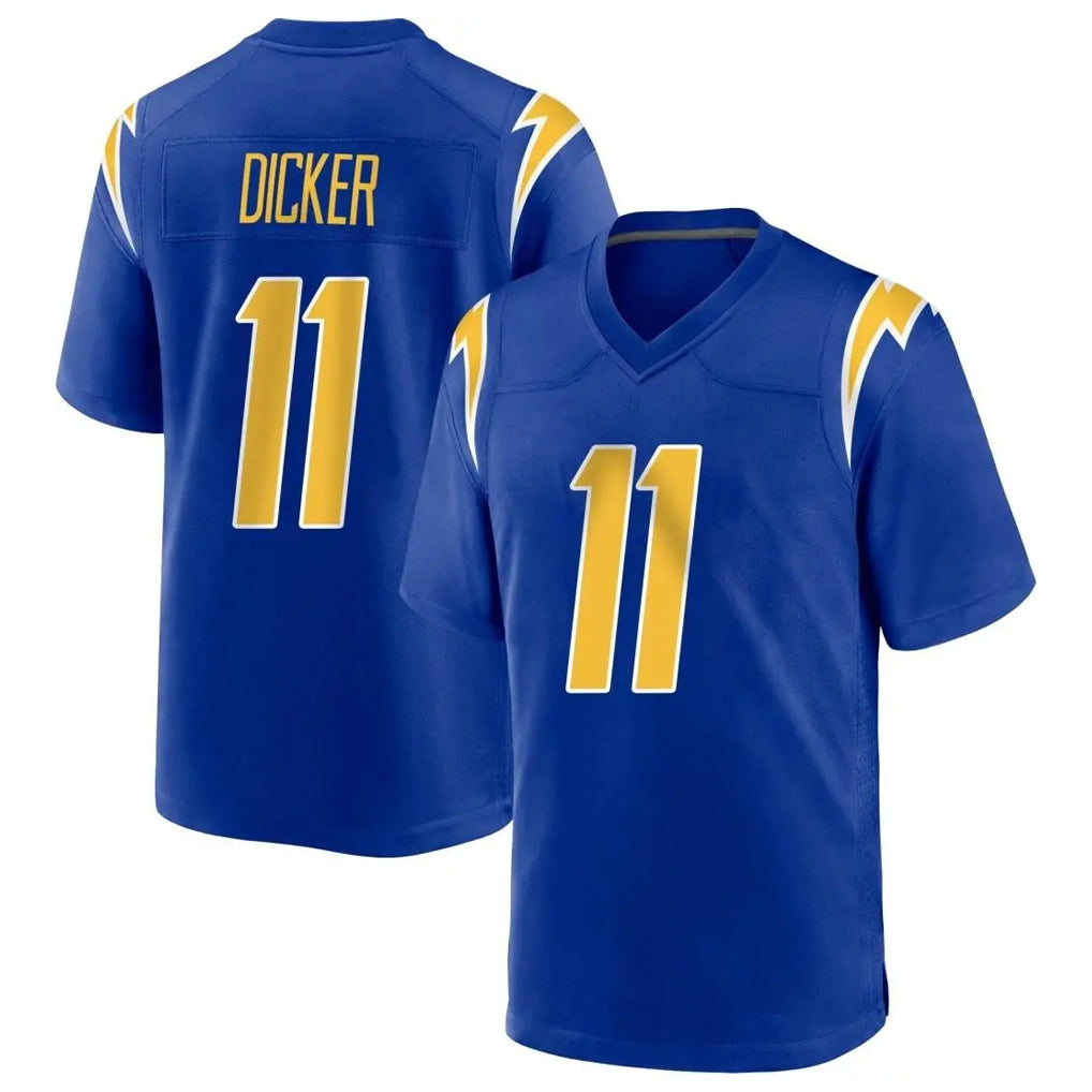 LA.Chargers #11 Cameron Dicker Player Royal Home Game Ldoa Stitched Jerseys