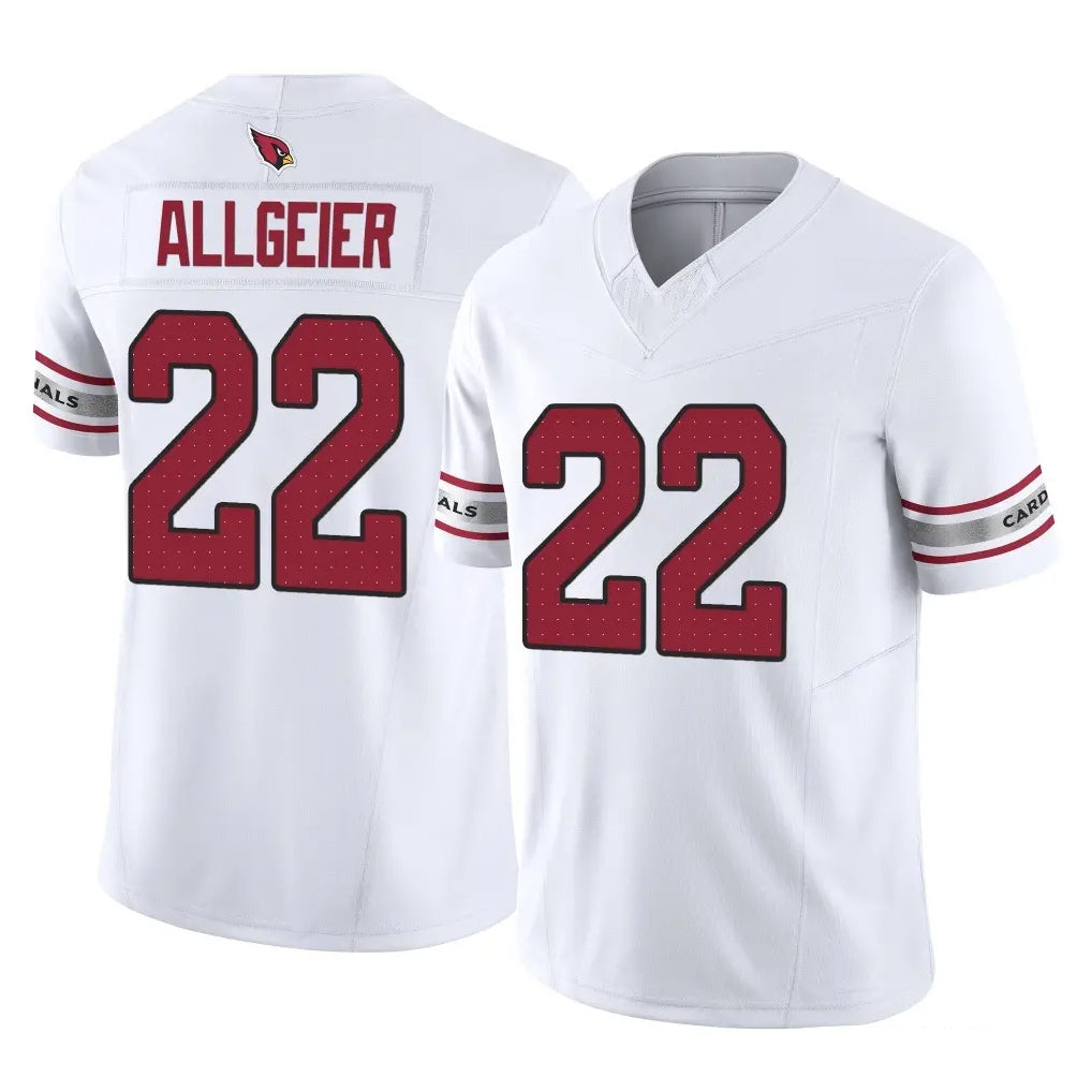 A.Cardinals #22 Tyler Allgeier Player White Vapor F.U.S.E. Limited Home Game Ldoa Stitched Jerseys