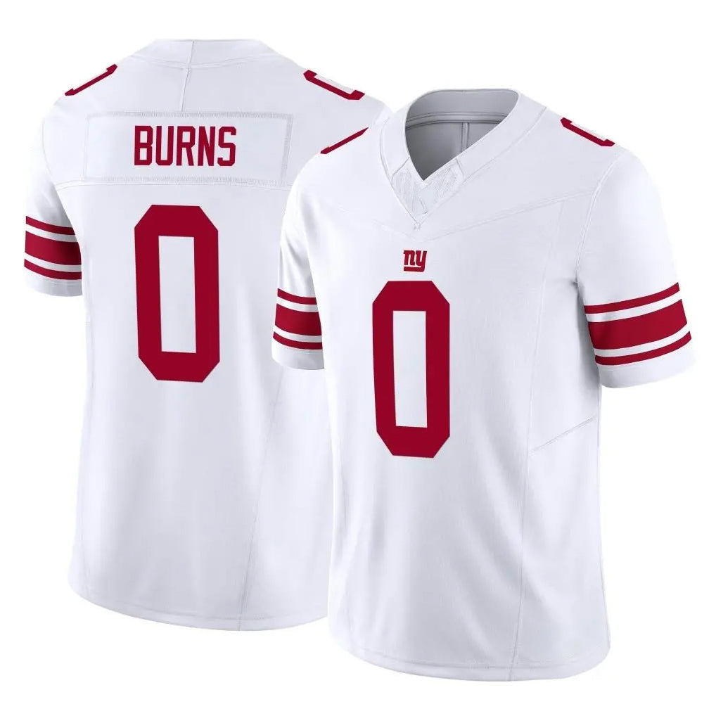 NY.Giants #0 Brian Burns Player White Limited Vapor F.U.S.E. Home Game Ldoa Stitched Jerseys