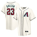 A.Diamondbacks #23 Zac Gallen Player Cream Home Game Ldoa Stitched Jerseys