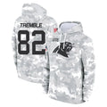 C.Panthers #82 Tommy Tremble Player Arctic Camo Salute to Service Pullover Hoodies Limited Game Ldoa Stitched Jerseys