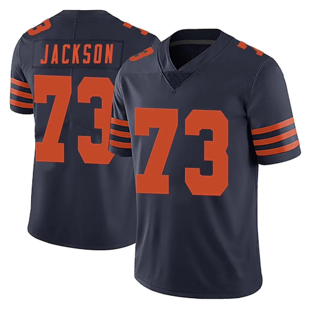 C.Bears #73 Jonah Jackson Player Navy Blue Alternate Vapor Untouchable Limited Ldoa Stitched Jerseys