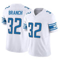 D.Lions #32 Brian Branch Player White Vapor F.U.S.E. Limited Home Game Ldoa Stitched Jerseys