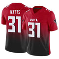 A.Falcons #31 Xavier Watts Player Red Vapor F.U.S.E. Limited Home Game Ldoa Stitched Jerseys