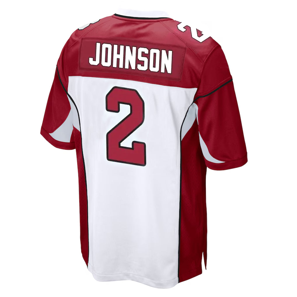 A.Cardinals #2 Will Johnson Player White Cardinal Home Game Ldoa Stitched Jerseys