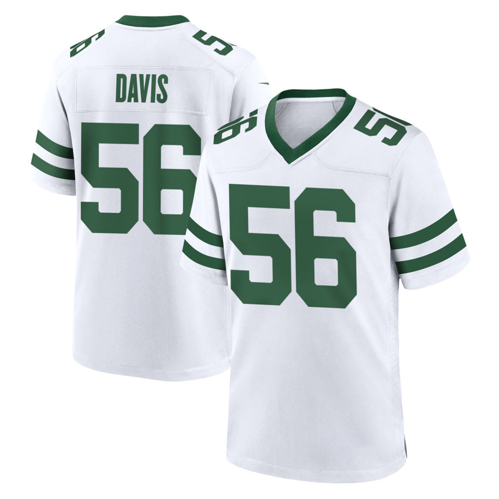 NY.Jets #56 Demario Davis Player White Legacy Home Game Ldoa Stitched Jerseys