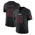 A.Cardinals #40 Pat Tillman Player Black Impact Limited Home Game Ldoa Stitched Jerseys