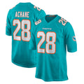 M.Dolphins #28 De'Von Achane Player Aqua Home Game Ldoa Stitched Jerseys