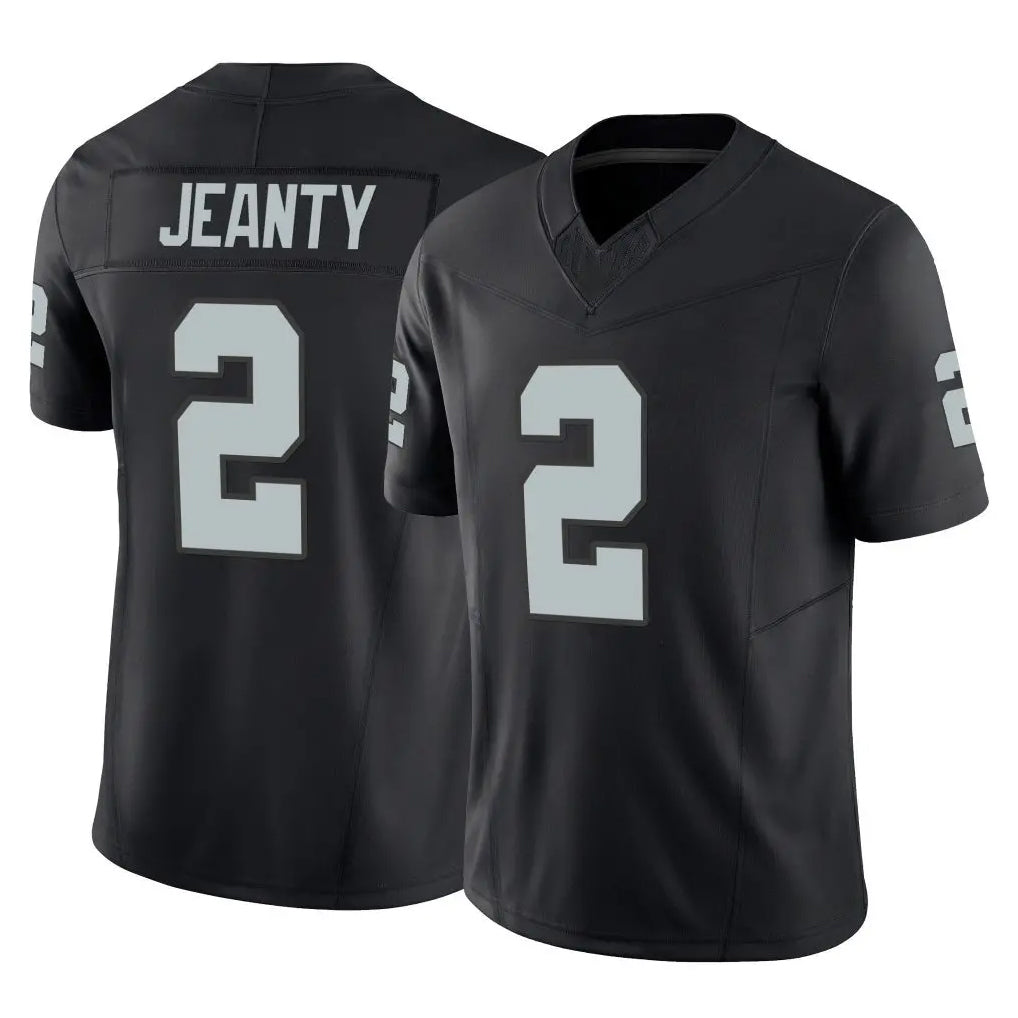 LV.Raiders #2 Ashton Jeanty Player Black Limited Vapor F.U.S.E. Home Game Ldoa Stitched Jerseys