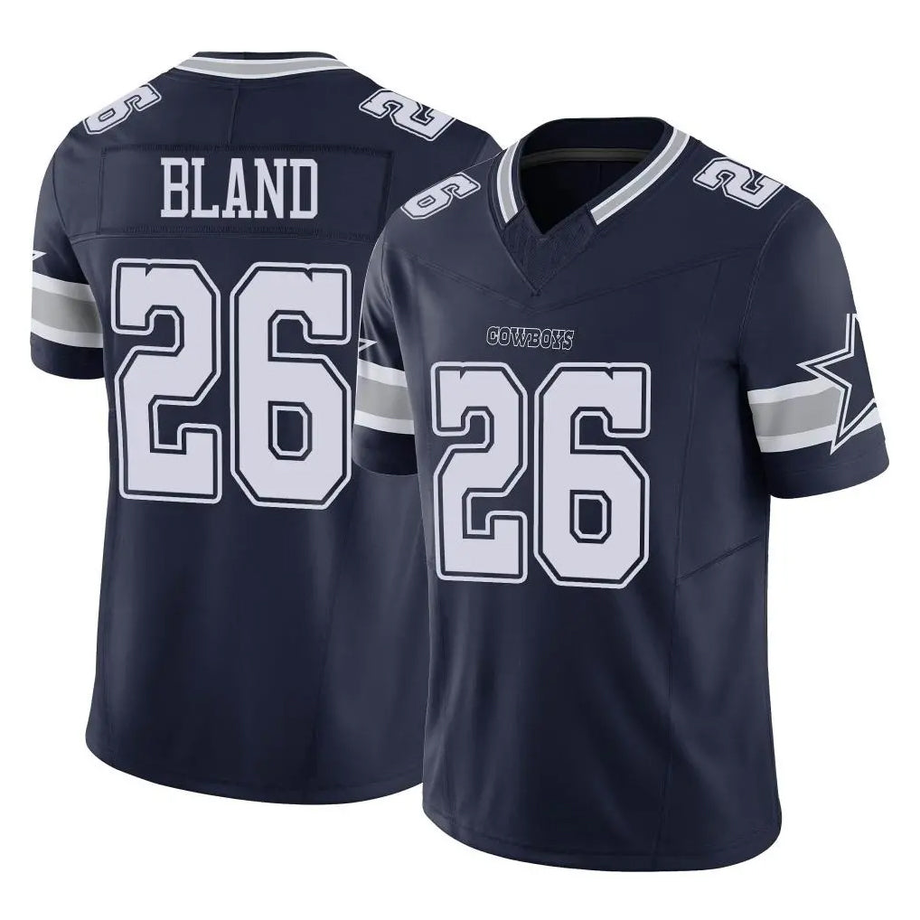 D.Cowboys #26 DaRon Bland Player Navy Limited Vapor F.U.S.E. Home Game Ldoa Stitched Jerseys