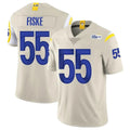 LA.Rams #55 Braden Fiske Player Bone Limited Vapor Home Game Ldoa Stitched Jerseys