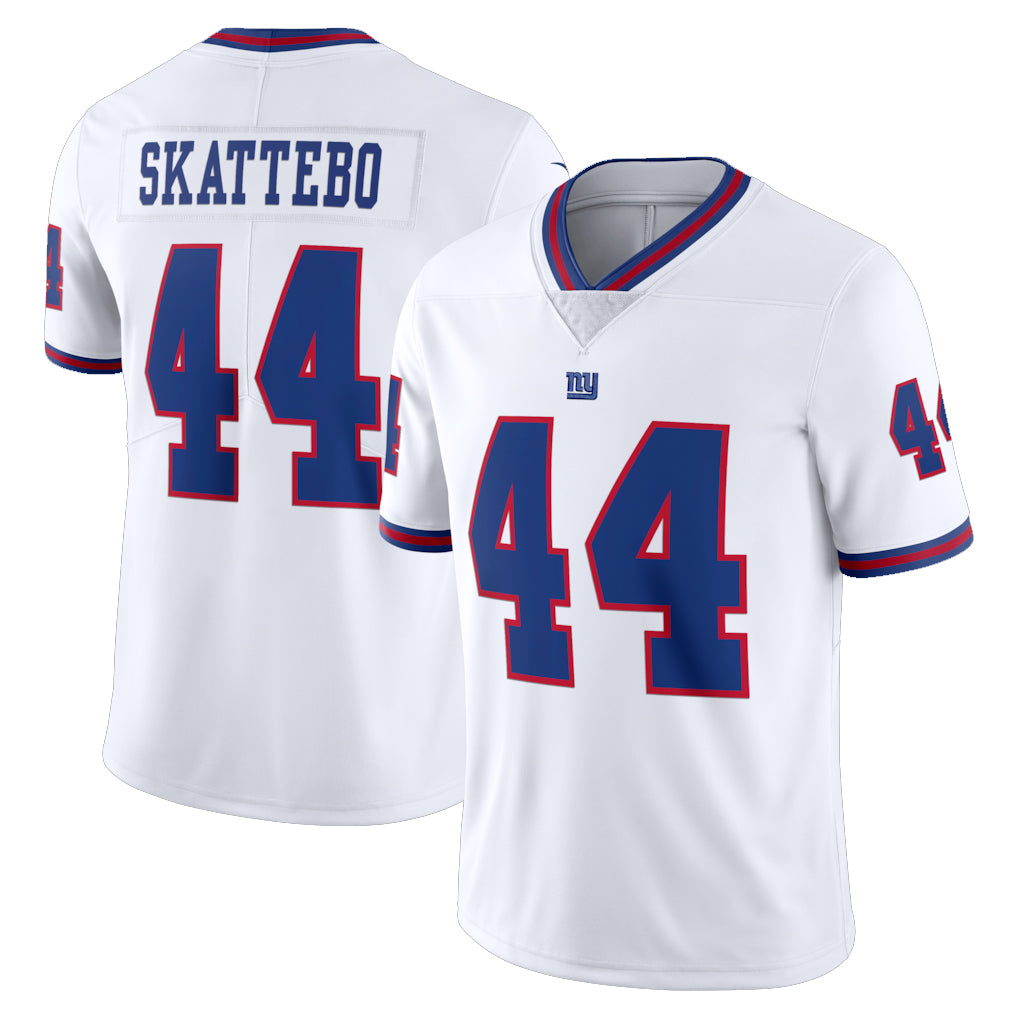 NY.Giants #44 Cam Skattebo Player White Color Rush Home Game Ldoa Stitched Jerseys