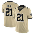 NO.Saints #21 Justin Reid Player Gold Limited Vapor F.U.S.E. Home Game Ldoa Stitched Jerseys