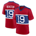 NY.Giants #19 Jameis Winston Player Red Century Home Game Ldoa Stitched Jerseys