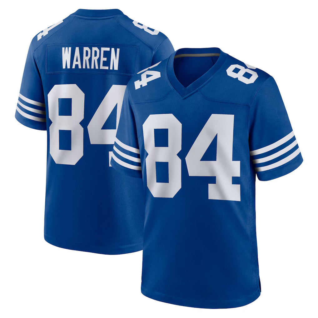 IN.Colts #84 Tyler Warren Player Royal Limited Home Game Ldoa Stitched Jerseys
