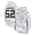 KC.Chiefs #52 Creed Humphrey Player Arctic Camo Salute to Service Hoodies Limited Game Ldoa Stitched Jerseys