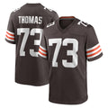 C.Browns #73 Joe Thomas Player Brown Home Game Ldoa Stitched Jerseys