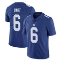 NY.Giants #6 Jaxson Dart Player Royal Limited Vapor Untouchable Home Game Ldoa Stitched Jerseys