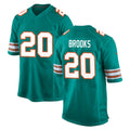 M.Dolphins #20 Jordyn Brooks Player Aqua Alternate Home Game Ldoa Stitched Jerseys