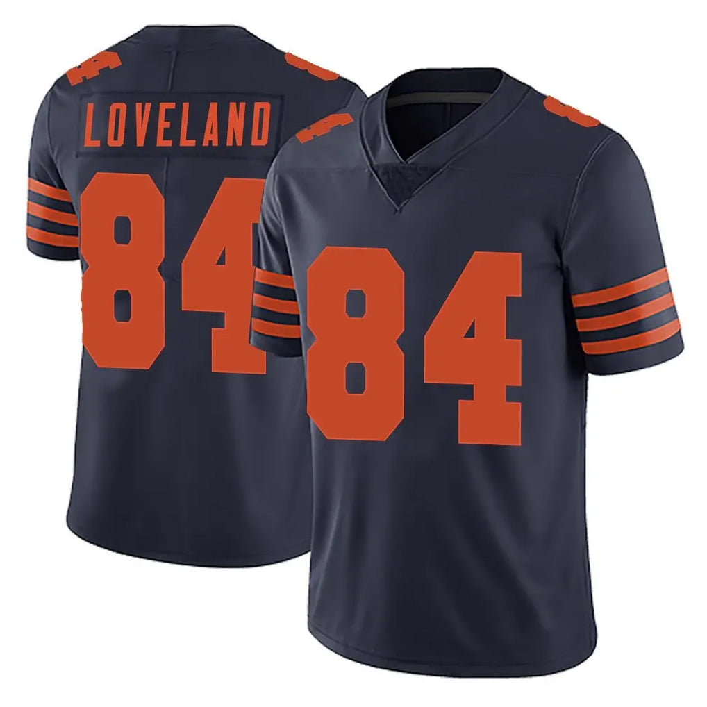 C.Bears #84 Colston Loveland Player Navy Blue Alternate Vapor Untouchable Limited Ldoa Stitched Jerseys