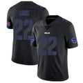 B.Bills #22 Ray Davis Player Limited Black Impact Ldoa Stitched Jerseys