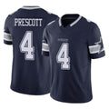 D.Cowboys #4 Dak Prescott Player Navy Limited Vapor F.U.S.E. Home Game Ldoa Stitched Jerseys