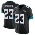 J.Jaguars #23 Foyesade Oluokun Player Black Vapor Untouchable Limited Home Game Ldoa Stitched Jerseys