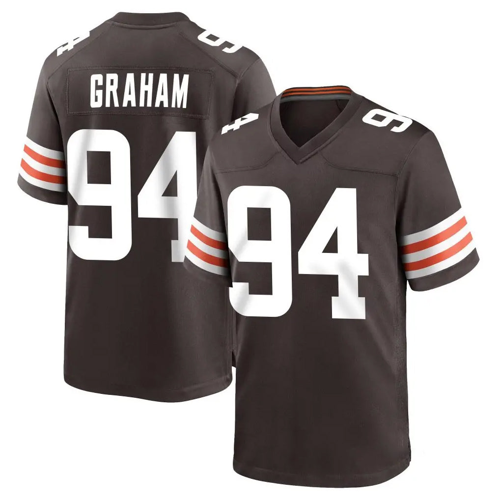 C.Browns #94 Mason Graham Player Brown Home Game Ldoa Stitched Jerseys