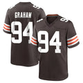 C.Browns #94 Mason Graham Player Brown Home Game Ldoa Stitched Jerseys