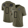 T.Titans #0 Calvin Ridley Player Olive Limited 2025 Salute to Service Home Game Ldoa Stitched Jerseys