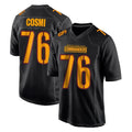 W.Commanders #76 Sam Cosmi Player Black Carbon Fashion Home Game Ldoa Stitched Jerseys