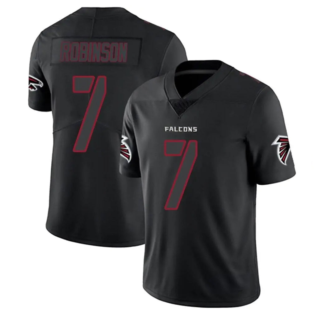 A.Falcons #7 Bijan Robinson Player Black Impact Limited Ldoa Stitched Jerseys