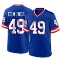 NY.Giants #49 Tremaine Edmunds Player Royal Classic Home Game Ldoa Stitched Jerseys