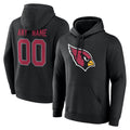 Custom A.Cardinals Black Salute to Service Pullover Hoodies Any Name & Numbers Ldoa Stitched Jerseys