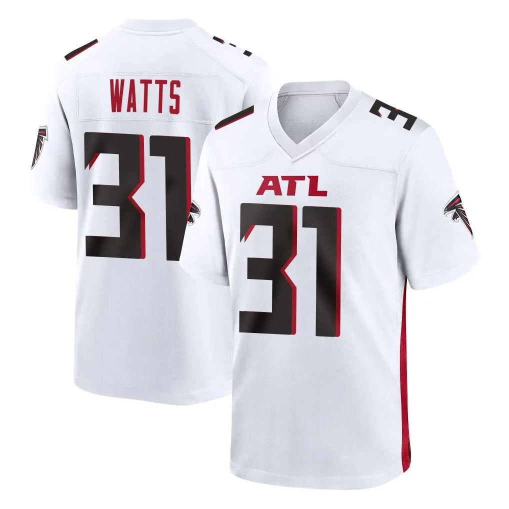 A.Falcons #31 Xavier Watts Player White Home Game Ldoa Stitched Jerseys