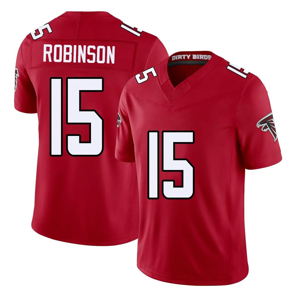 A.Falcons #15 Brian Robinson Player Red Team Color Vapor F.U.S.E. Limited Ldoa Stitched Jerseys