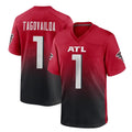 A.Falcons #1 Tua Tagovailoa Player Red Home Game Ldoa Stitched Jerseys