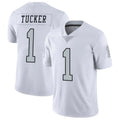 LV.Raiders #1 Tre Tucker Player White Limited Color Rush Home Game Ldoa Stitched Jerseys
