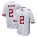 SF.49ers #2 Deommodore Lenoir Player White Home Game Ldoa Stitched Jerseys