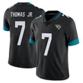 J.Jaguars #7 Brian Thomas Jr. Player Black Vapor Untouchable Limited Home Game Ldoa Stitched Jerseys