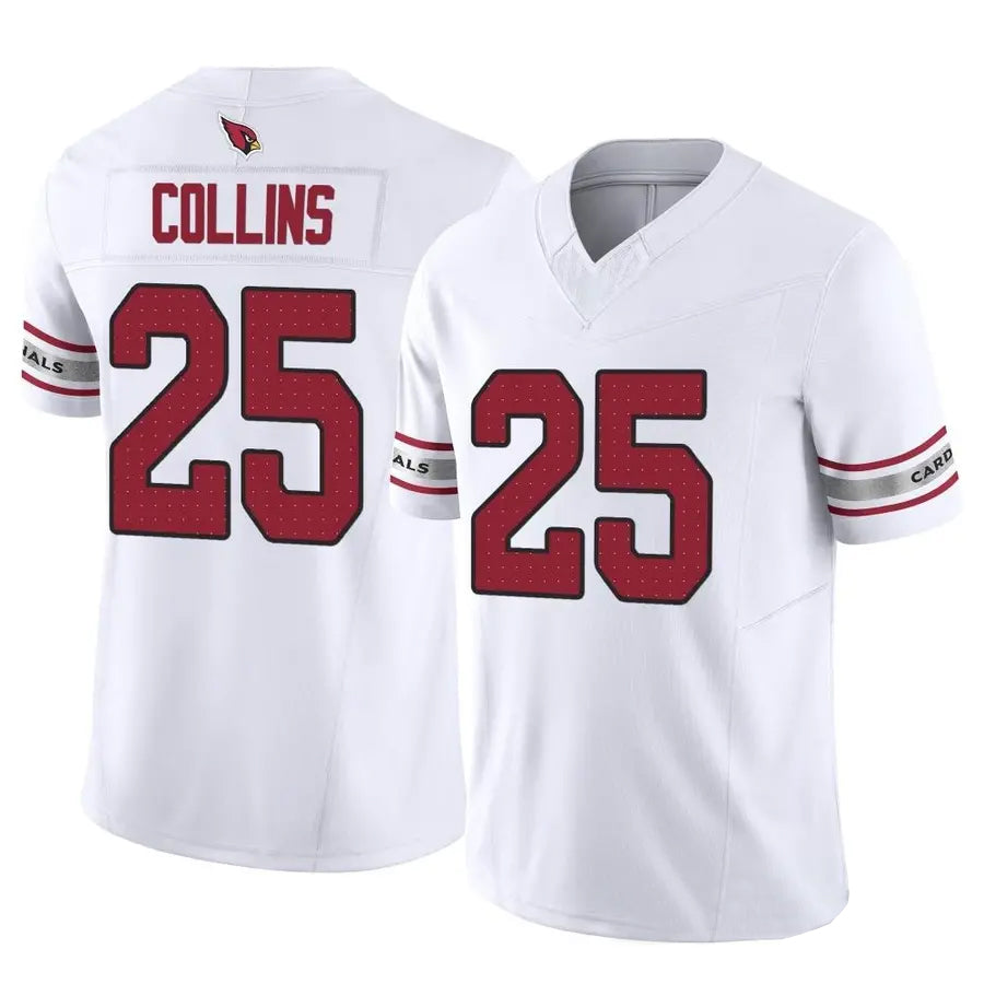 A.Cardinals #25 Zaven Collins Player White Limited Home Game Ldoa Stitched Jerseys