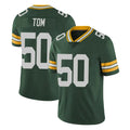 GB.Packers #50 Zach Tom Player Green Vapor Untouchable Limited Home Game Ldoa Stitched Jerseys