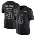 NY.Jets #5 Garrett Wilson Player Black Limited 2026 Salute to Service Home Game Ldoa Stitched Jerseys