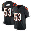 C.Bengals #53 Boye Mafe Player Black Vapor F.U.S.E. Limited Home Game Ldoa Stitched Jerseys