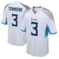 T.Titans #3 Tommy Townsend Player White Home Game Ldoa Stitched Jerseys