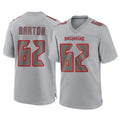 TB.Buccaneers #62 Graham Barton Player Gray Atmosphere Fashion Home Game Ldoa Stitched Jerseys