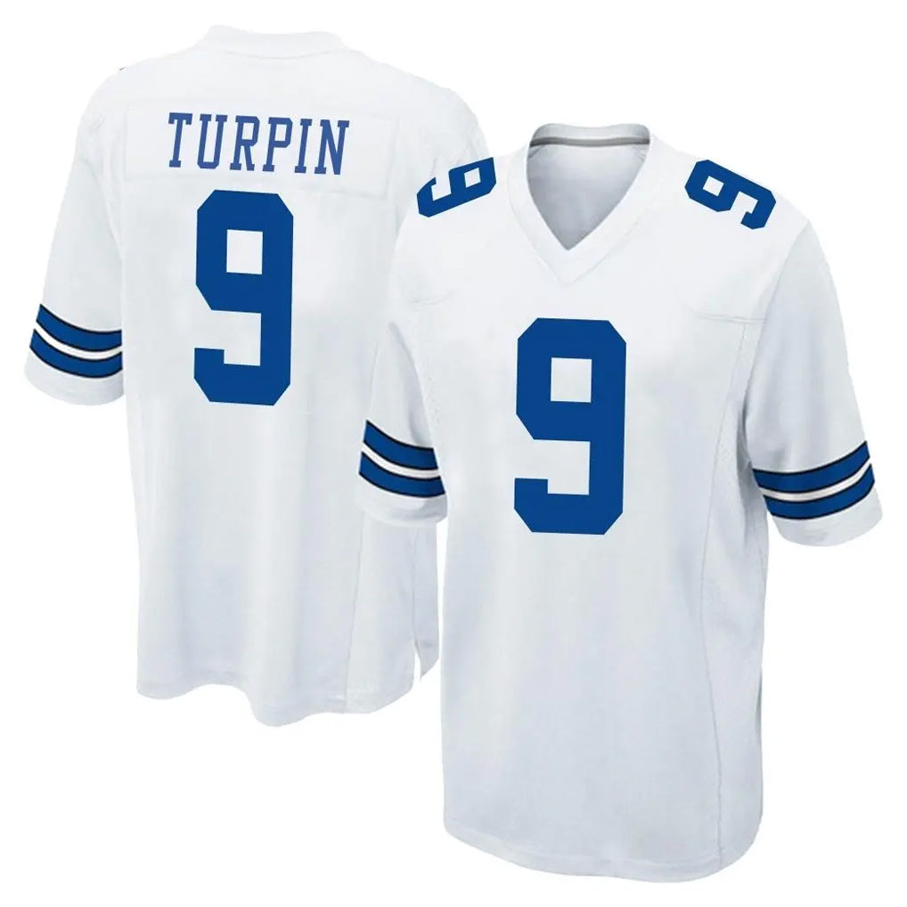 D.Cowboys #9 KaVontae Turpin Player White Home Game Ldoa Stitched Jerseys