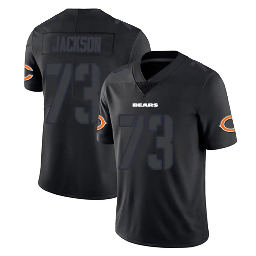 C.Bears #73 Jonah Jackson Player Black Impact Limited Game Ldoa Stitched Jerseys