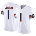 C.Bears #1 Jaylon Johnson Player White Vapor F.U.S.E. Limited Home Game Ldoa Stitched Jerseys