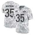 LA.Rams #35 Jaylen Watson Player Arctic Camo Salute To Service Limited Game Ldoa Stitched Jerseys